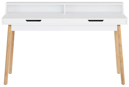 Modern bureau tafel van hout - wit en bruin