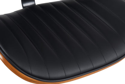 2 barkrukken set draaibaar en verstelbaar met rugleuning van kunstleer - meerdere kleuren