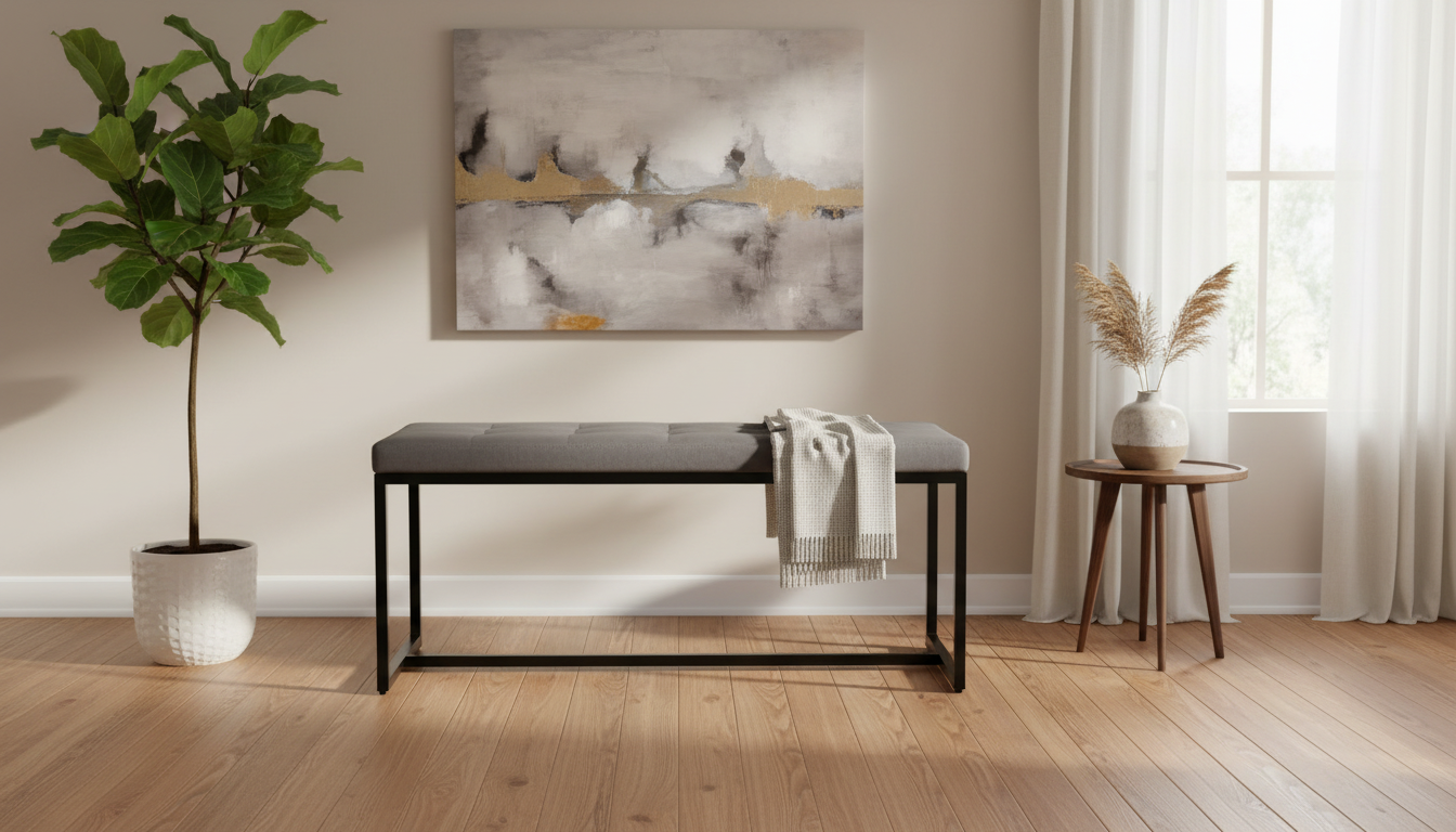 2-persoons bank zwart metaal - meerdere kleuren