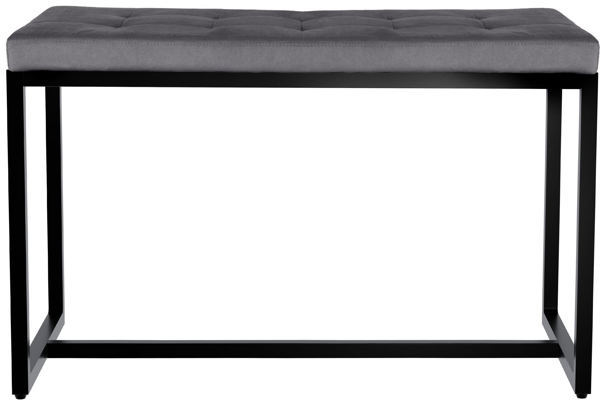 2-persoons bank zwart metaal - meerdere kleuren