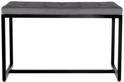 2-persoons bank zwart metaal - meerdere kleuren