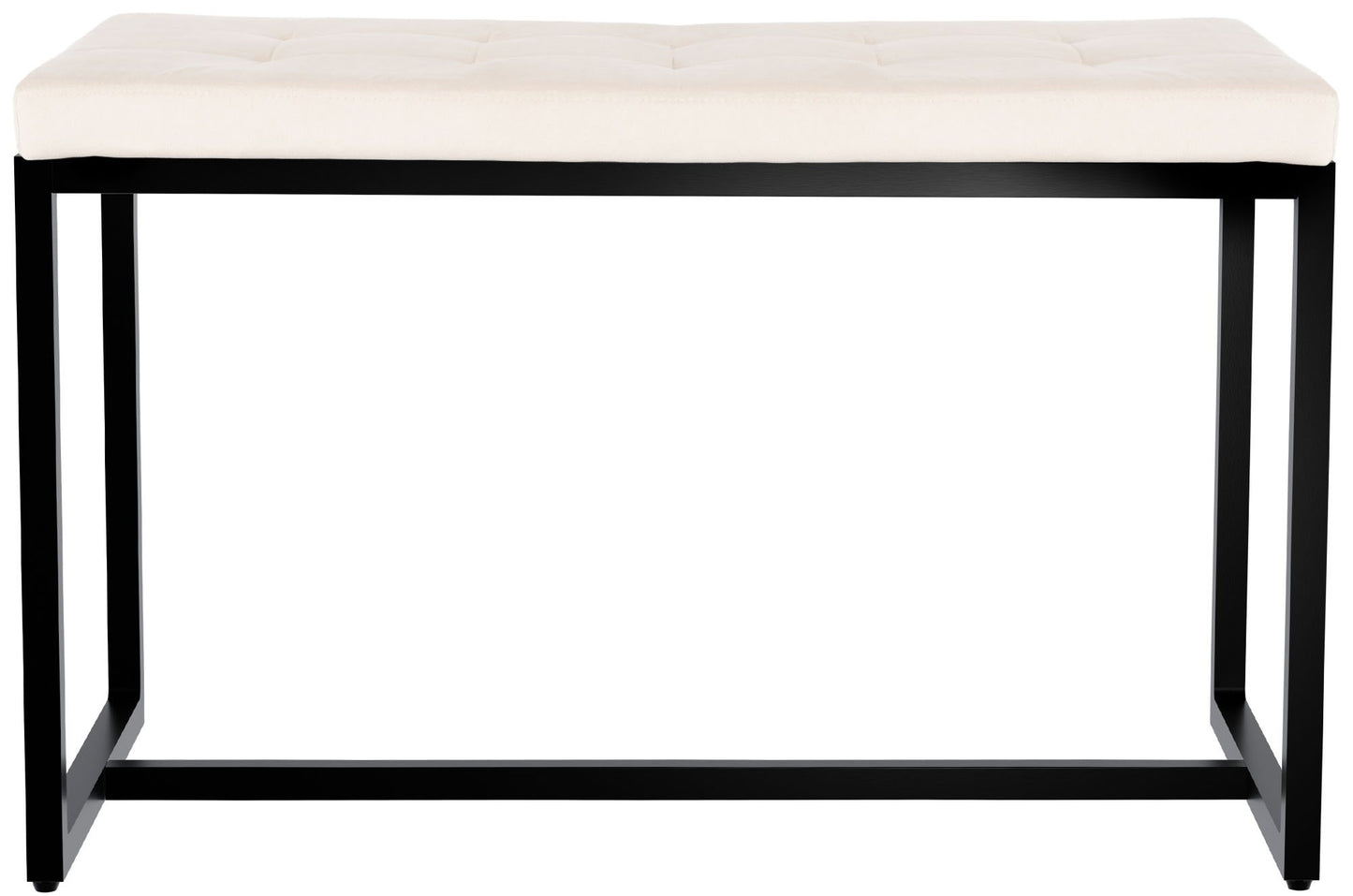 2-persoons bank zwart metaal - meerdere kleuren