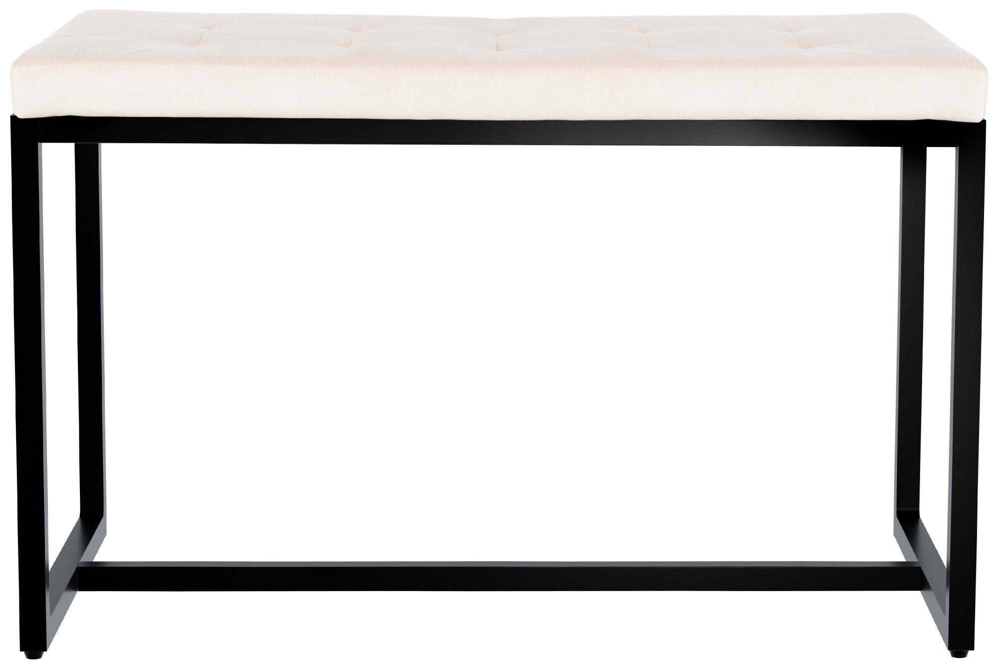 2-persoons bank zwart metaal - meerdere kleuren