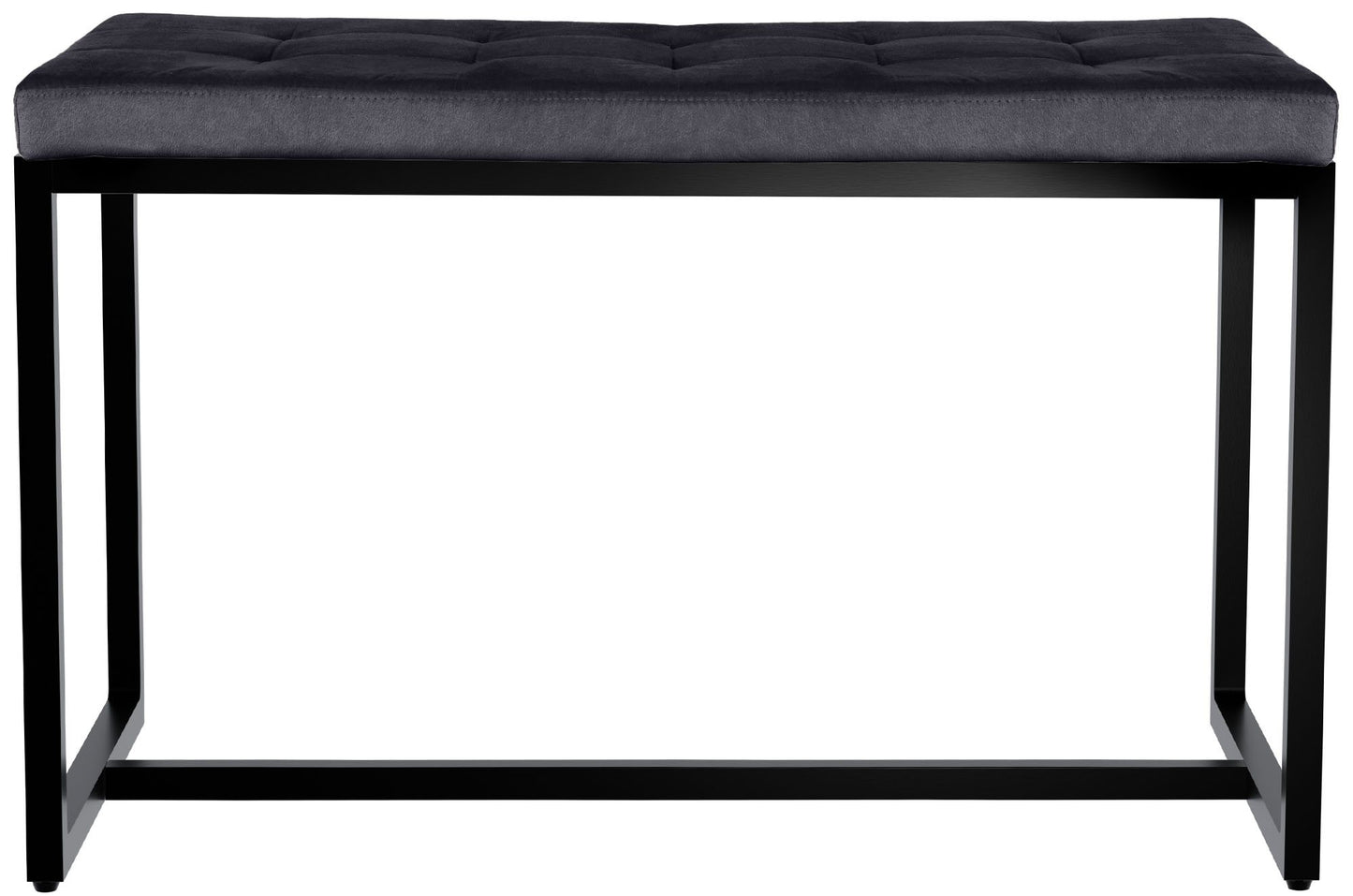 2-persoons bank zwart metaal - meerdere kleuren