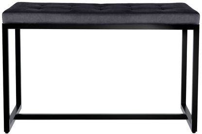 2-persoons bank zwart metaal - meerdere kleuren