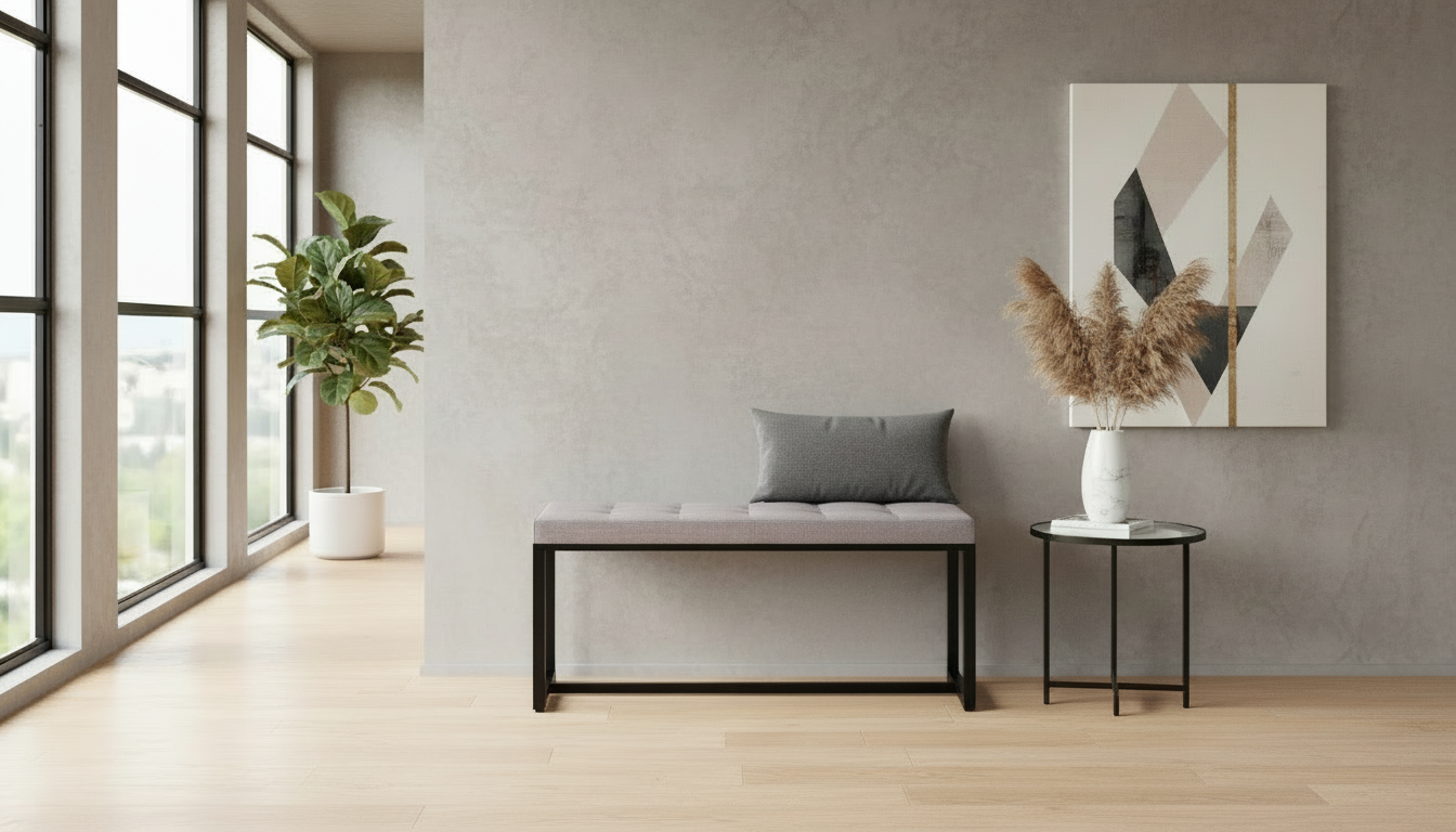 2-persoons bank zwart metaal - meerdere kleuren