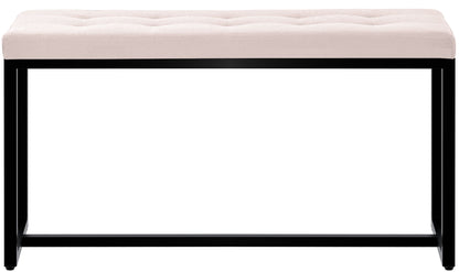 2-persoons bank zwart metaal - meerdere kleuren