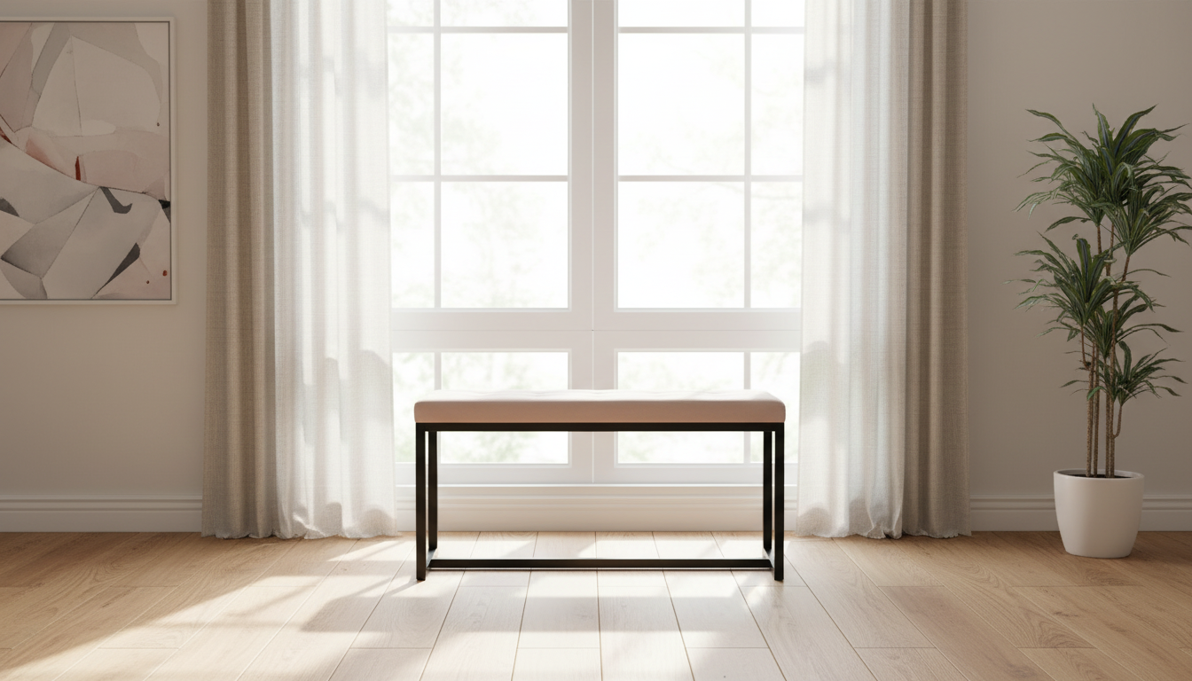 2-persoons bank zwart metaal - meerdere kleuren