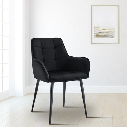 2 stoelen set woonkamer velvet met armleuning - meerdere kleuren