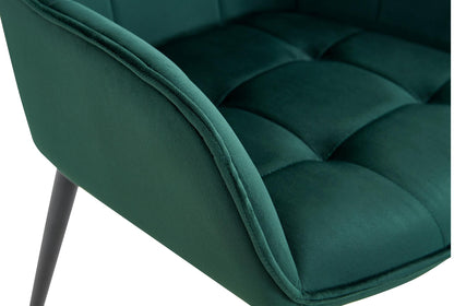 2 stoelen set woonkamer velvet met armleuning - meerdere kleuren