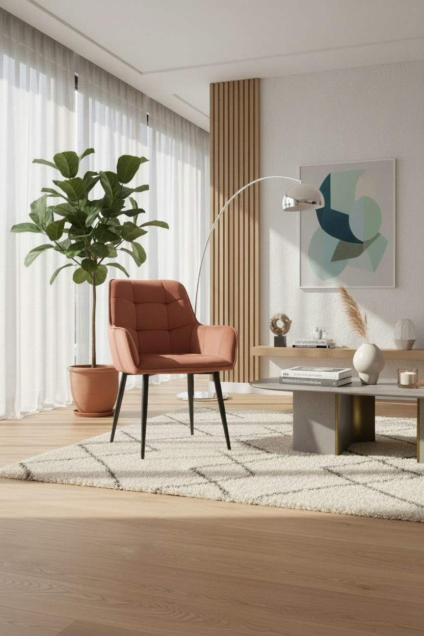 2 stoelen set woonkamer velvet met armleuning - meerdere kleuren