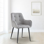 2 stoelen set woonkamer velvet met armleuning - meerdere kleuren