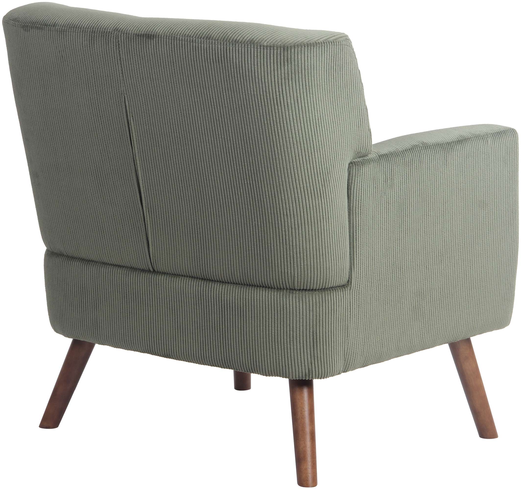 Design fauteuil lounge stoel van corduroy ribstof - meerdere kleuren