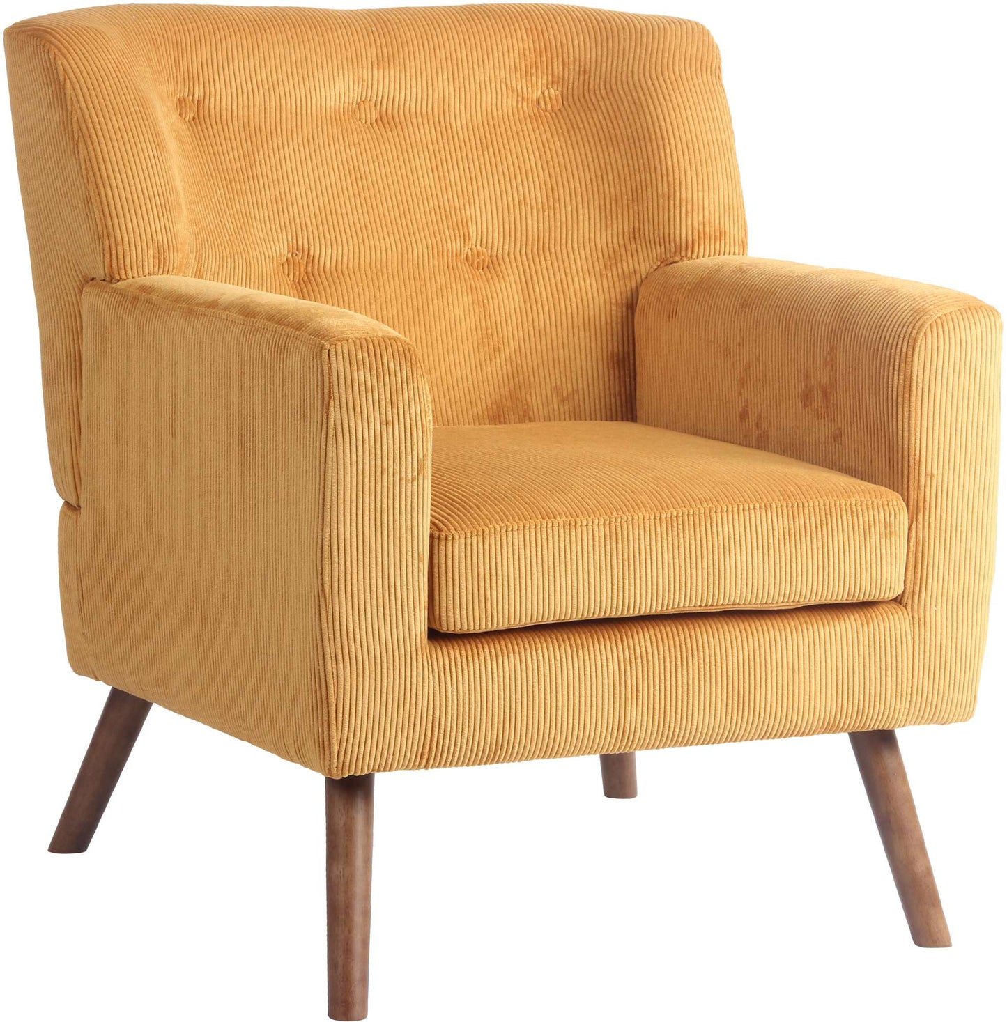 Design fauteuil lounge stoel van corduroy ribstof - meerdere kleuren
