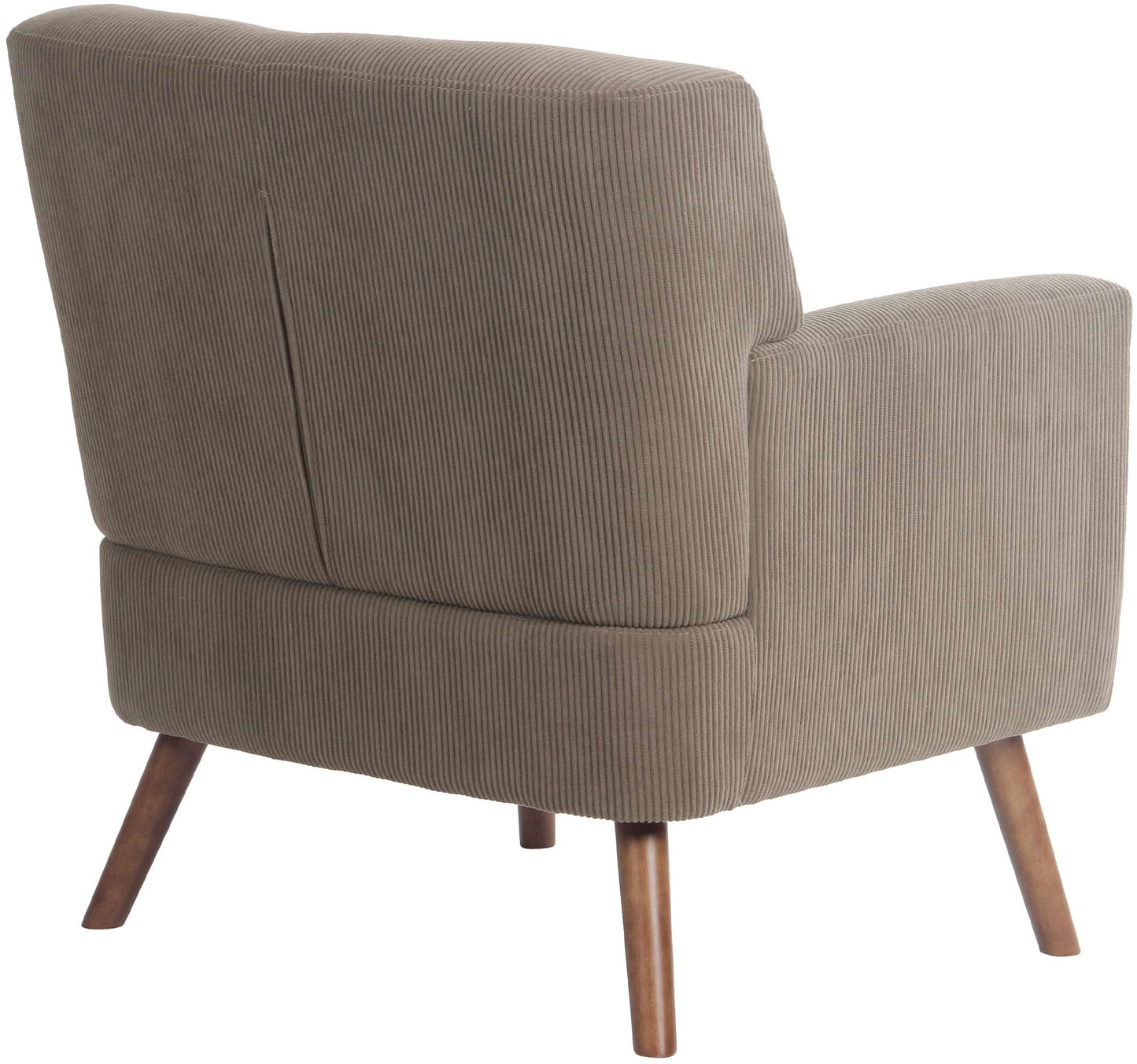 Design fauteuil lounge stoel van corduroy ribstof - meerdere kleuren