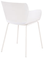 Set 2 stoelen minimalistisch met armleuning voor binnen en buiten - meerdere kleuren