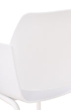 Set 2 stoelen minimalistisch met armleuning voor binnen en buiten - meerdere kleuren