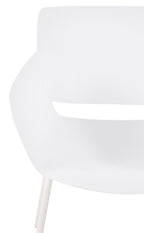 Set 2 stoelen minimalistisch met armleuning voor binnen en buiten - meerdere kleuren