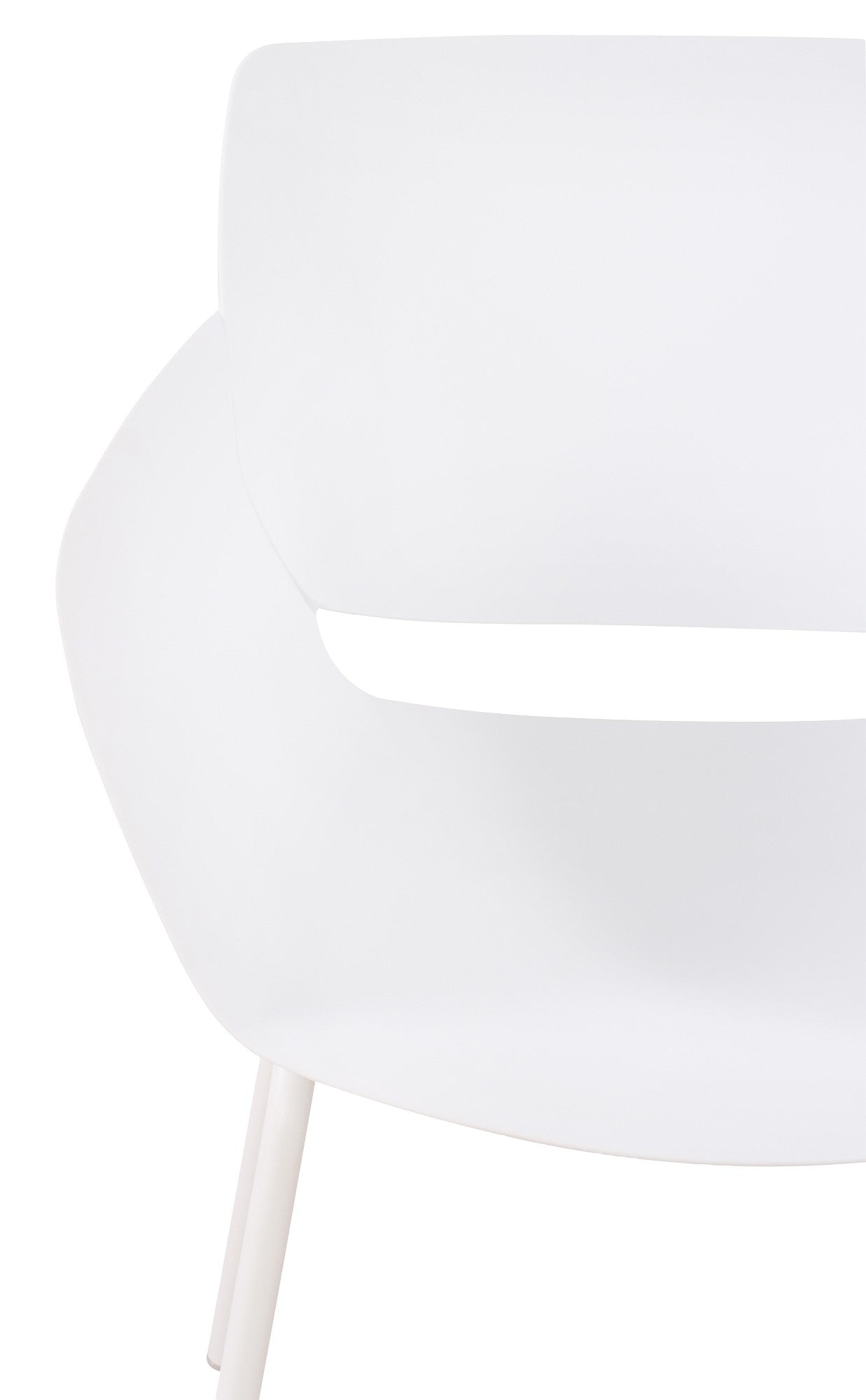Set 2 stoelen minimalistisch met armleuning voor binnen en buiten - meerdere kleuren