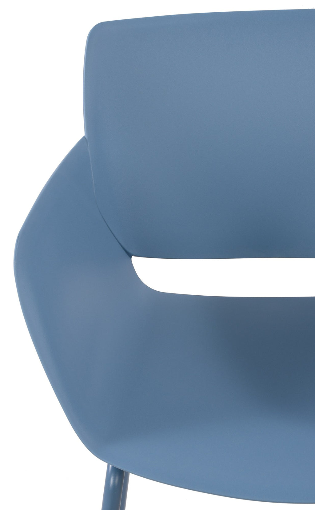 Set 2 stoelen minimalistisch met armleuning voor binnen en buiten - meerdere kleuren