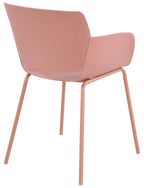 Set 2 stoelen minimalistisch met armleuning voor binnen en buiten - meerdere kleuren