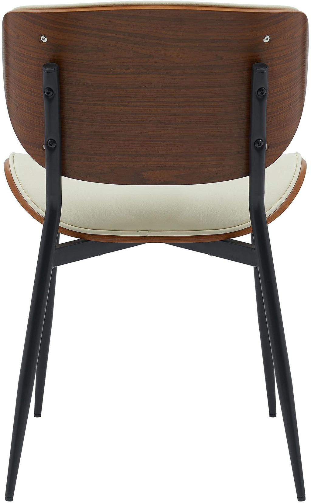 2 design stoelen set van hout en metaal- meerdere kleuren