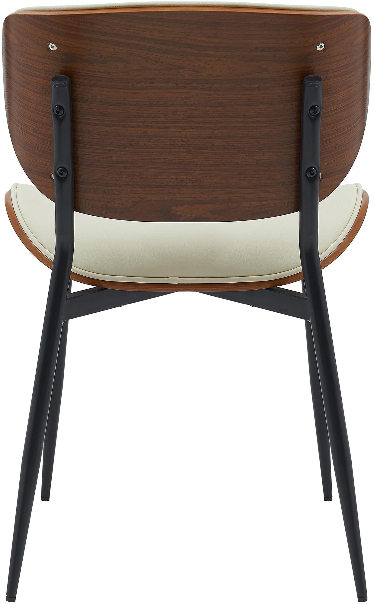 2 design stoelen set van hout en metaal- meerdere kleuren