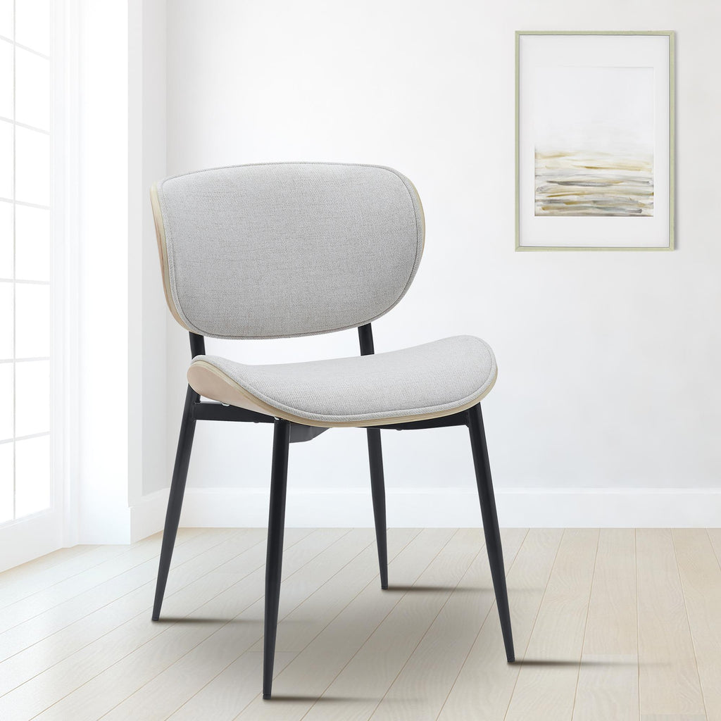 2 design stoelen set van hout en metaal- meerdere kleuren