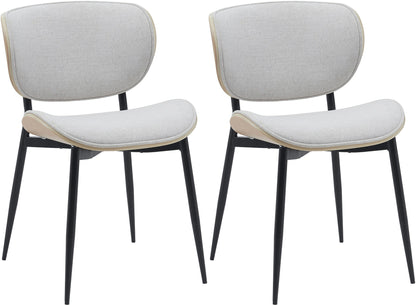 2 design stoelen set woonkamer - meerdere kleuren