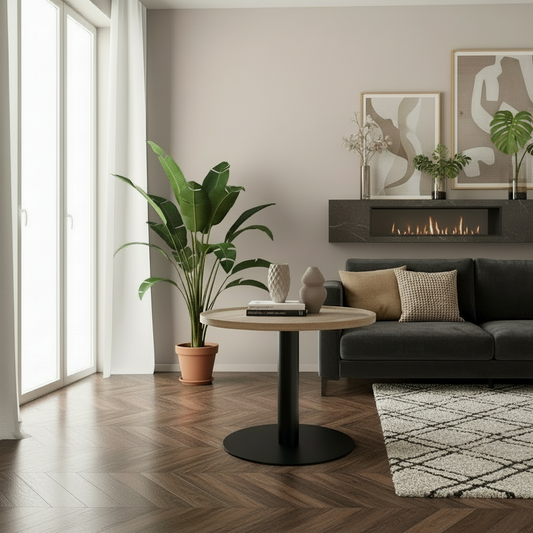 Bijzettafel rond Scandinavisch - meerdere kleuren