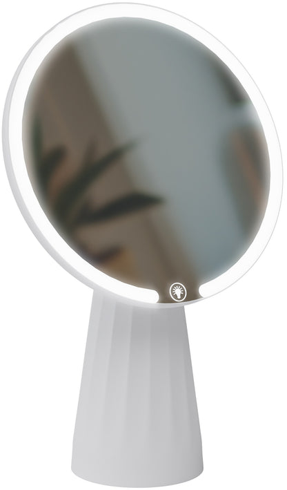 Make-up spiegel met led licht rond - wit