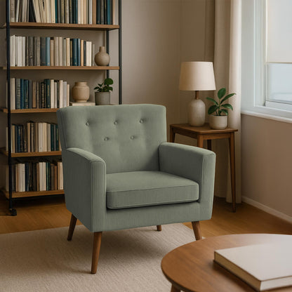 Design fauteuil lounge stoel van corduroy ribstof - meerdere kleuren