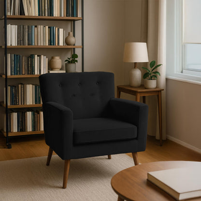 Design fauteuil lounge stoel van corduroy ribstof - meerdere kleuren