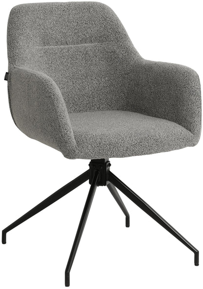 Teddy stoel draaibaar met armleuningen - meerdere kleuren