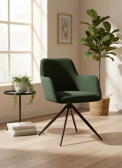 Corduroy stoel ergonomisch en draaibaar - meerdere kleuren