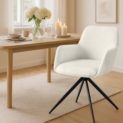 Corduroy stoel ergonomisch en draaibaar - meerdere kleuren