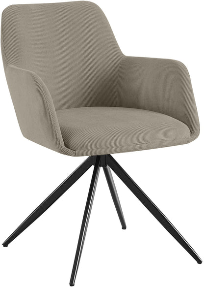 Corduroy stoel ergonomisch en draaibaar - meerdere kleuren