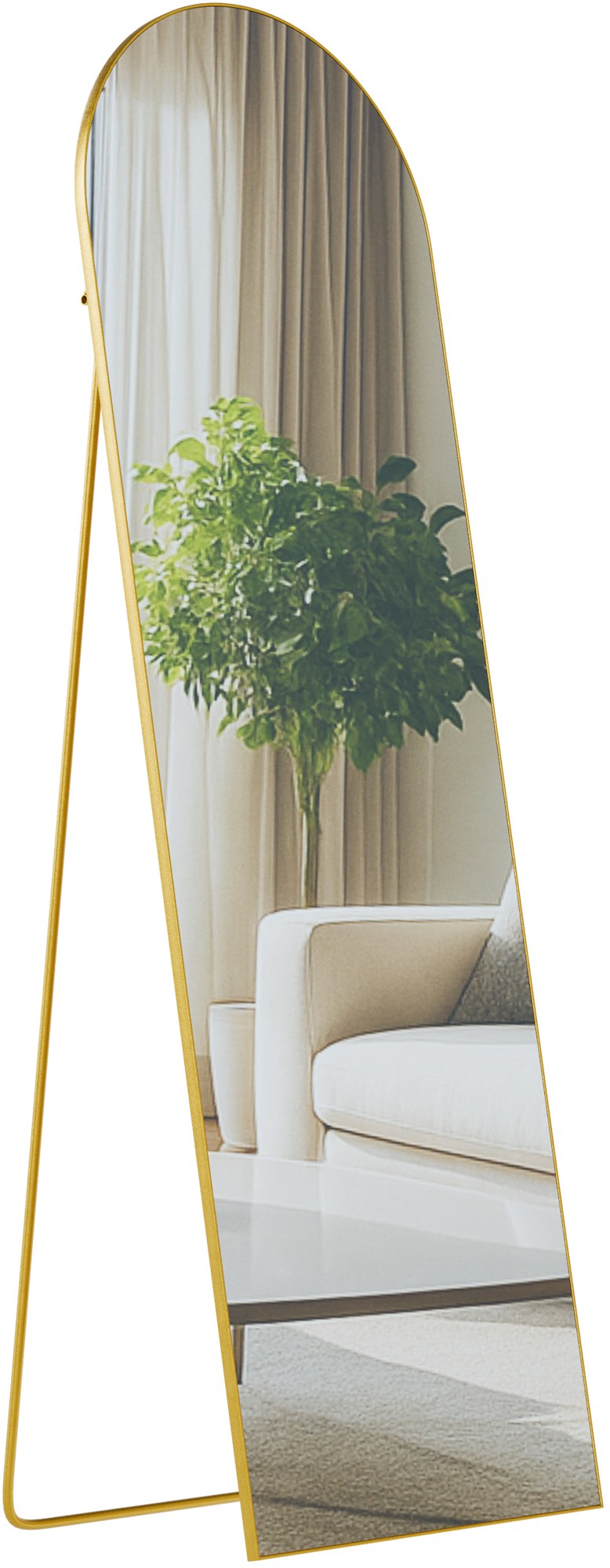 Design spiegel vrijstaand ovaal - meerdere kleuren