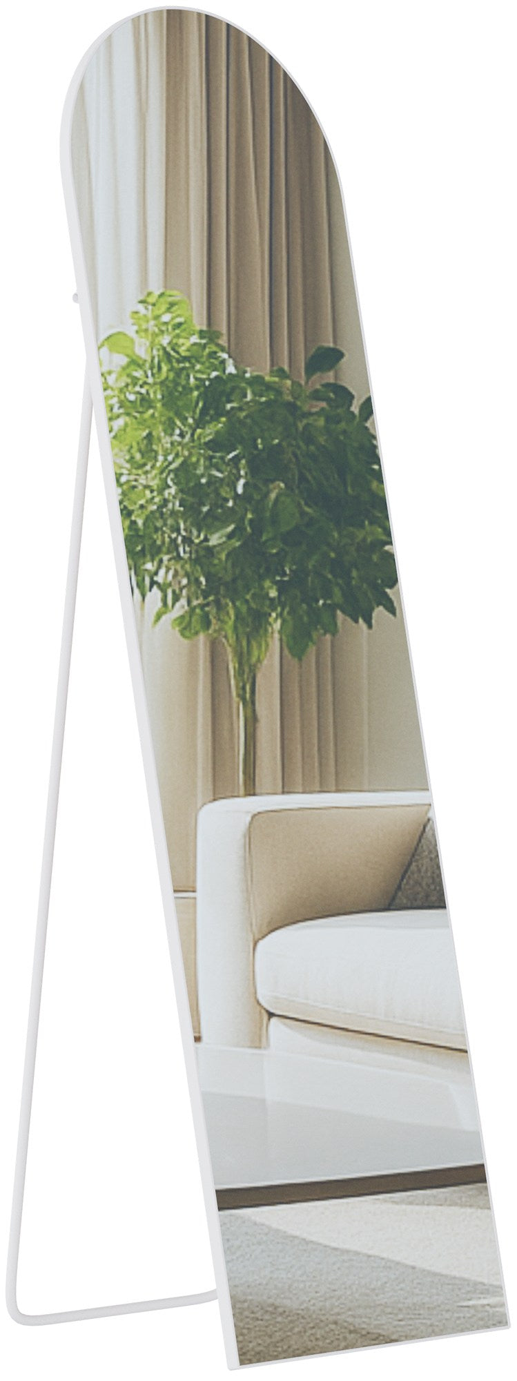 Design spiegel vrijstaand ovaal - meerdere kleuren