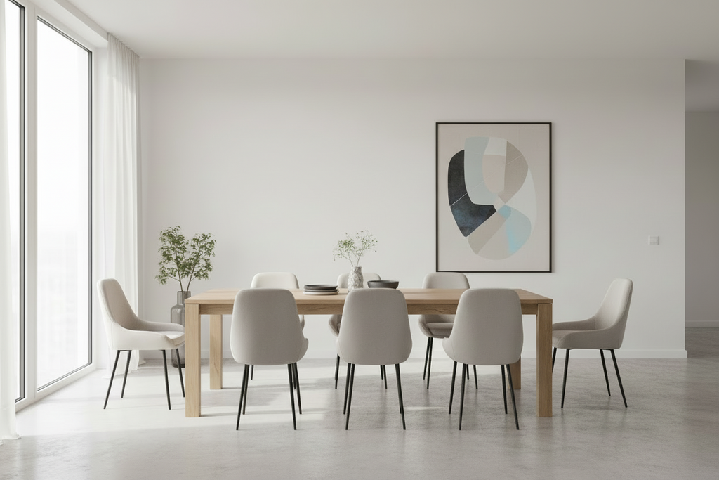 2 eetkamerstoelen set comfortabel velours met zwarte metalen poten - meerdere kleuren