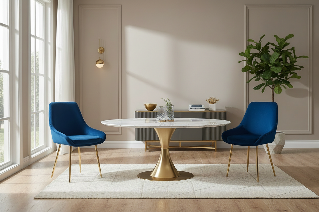 2 eetkamerstoelen set comfortabel velours met zwarte of gouden poten - meerdere kleuren