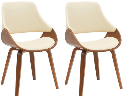 2 design stoelen set woonkamer hout - meerdere kleuren