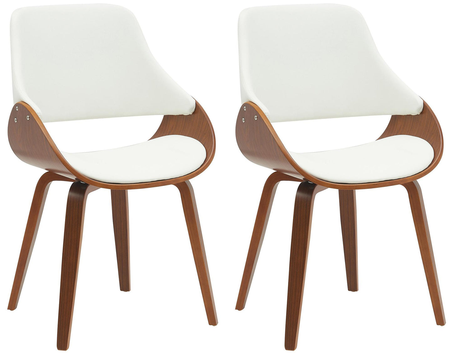 2 design stoelen set woonkamer hout - meerdere kleuren