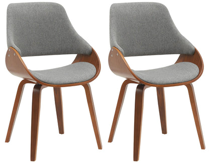 2 design stoelen set woonkamer hout - meerdere kleuren