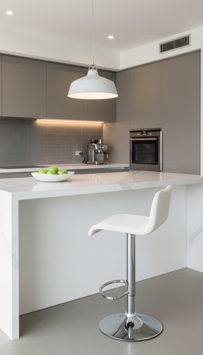 Barkruk draaibaar en verstelbaar met rugleuning modern velvet - meerdere kleuren