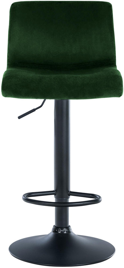 Barkruk draaibaar en verstelbaar met rugleuning modern velvet - meerdere kleuren