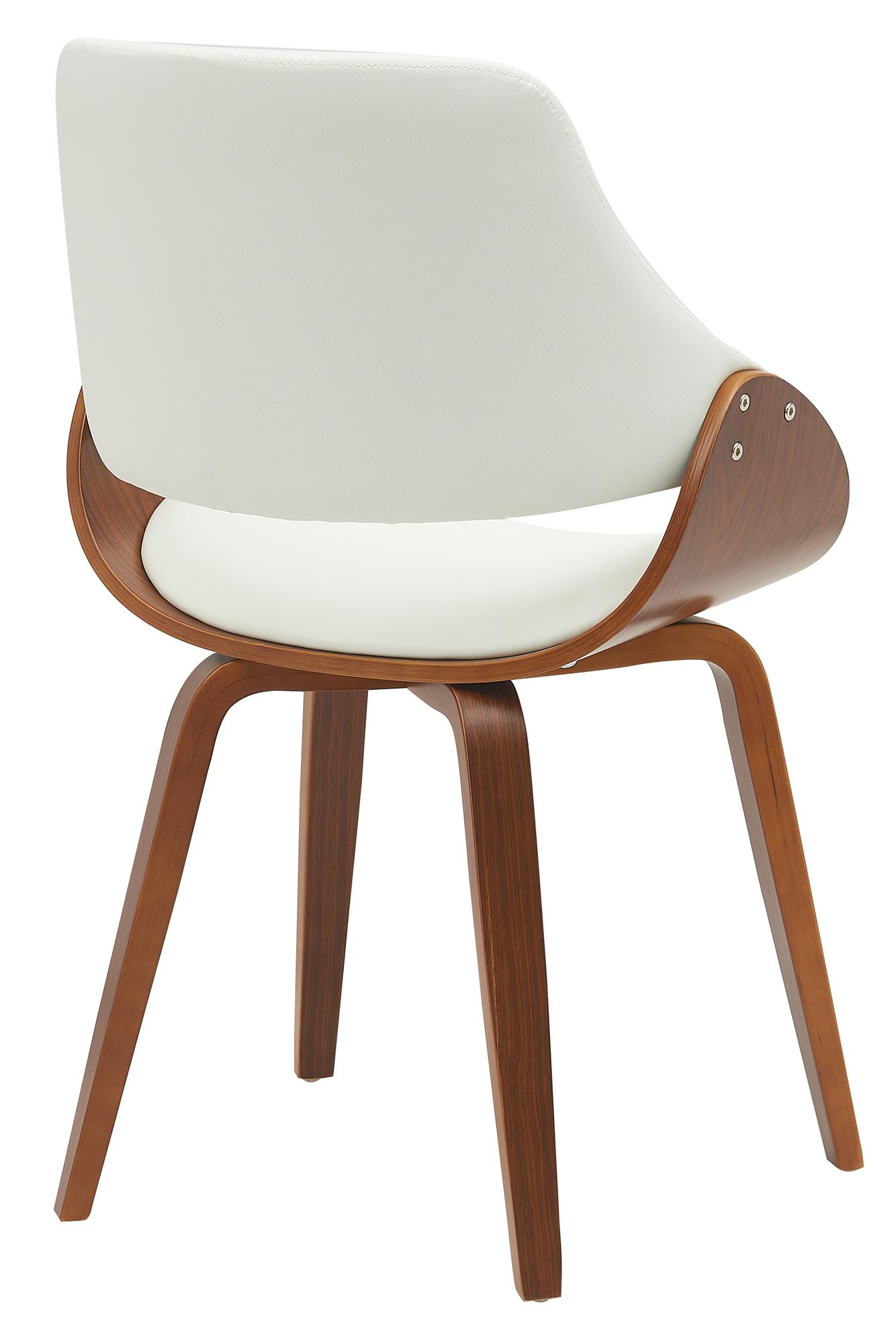 2 design stoelen set woonkamer van hout en kunstleer - meerdere kleuren