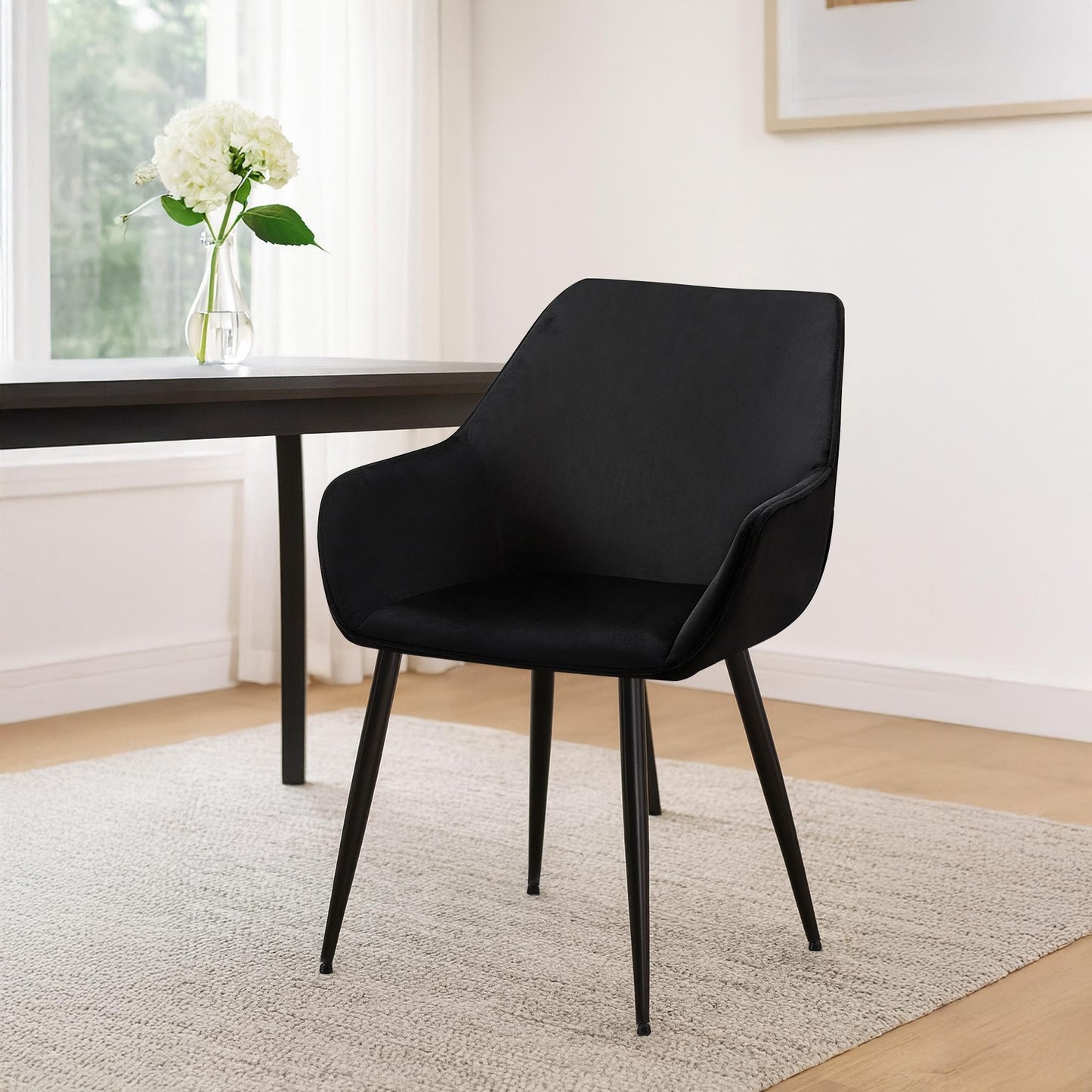 Eetkamerstoel ergonomisch met armleuning - meerdere kleuren