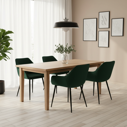 Eetkamerstoel ergonomisch met armleuning - meerdere kleuren