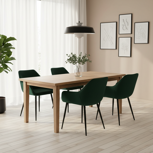 Eetkamerstoel ergonomisch met armleuning - meerdere kleuren